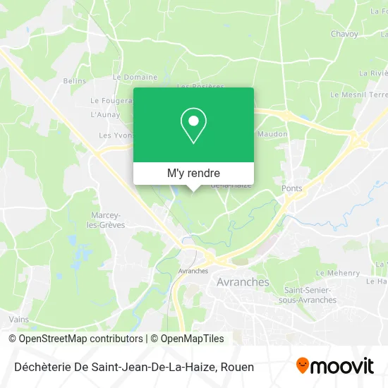 Comment aller à Déchèterie De Saint-Jean-De-La-Haize à Rouen en bus ou ...