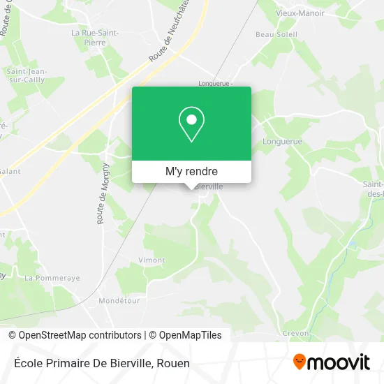 École Primaire De Bierville plan