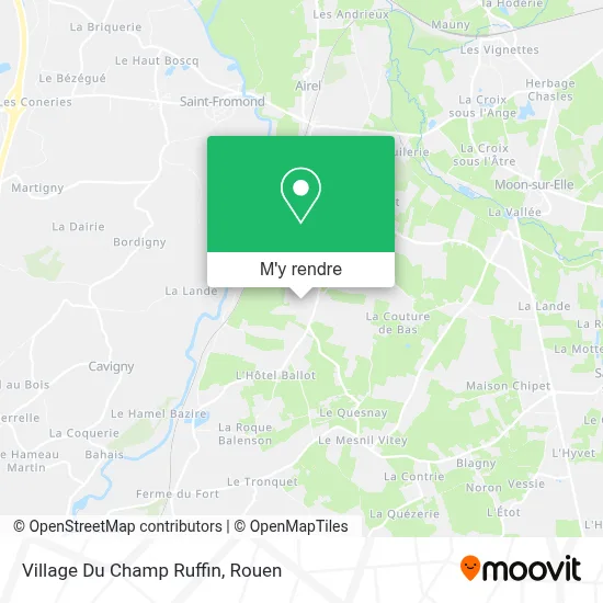 Village Du Champ Ruffin plan