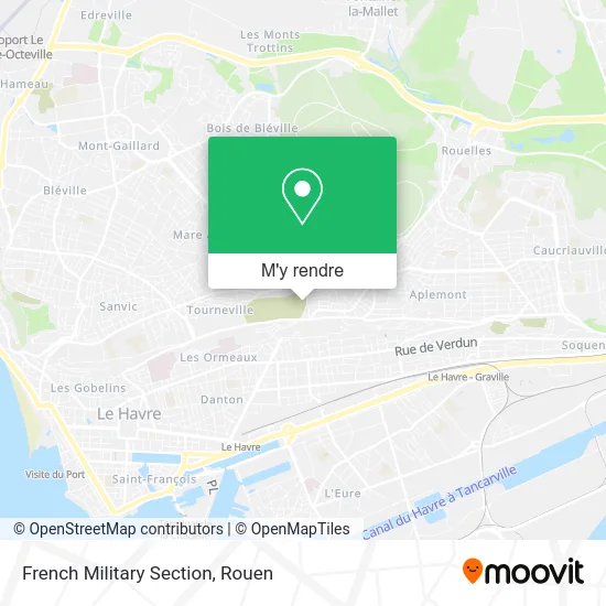 French Military Section plan