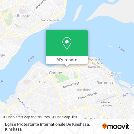 Église Protestante Internationale De Kinshasa plan