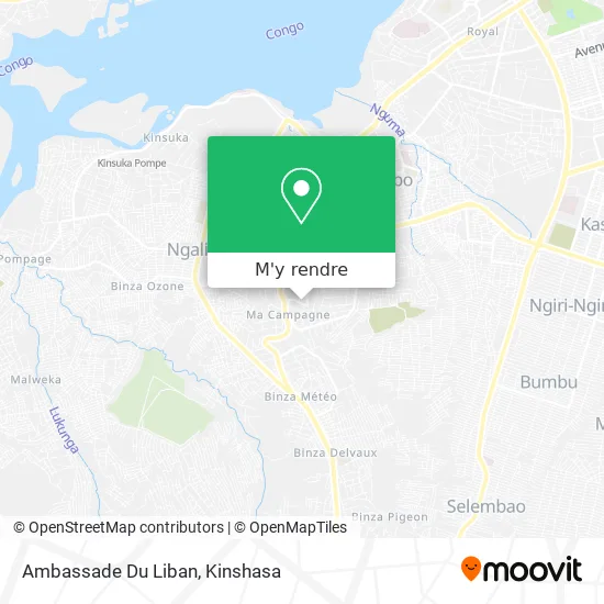 Ambassade Du Liban plan