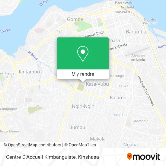 Centre D'Accueil Kimbanguiste plan