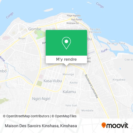 Maison Des Savoirs Kinshasa plan