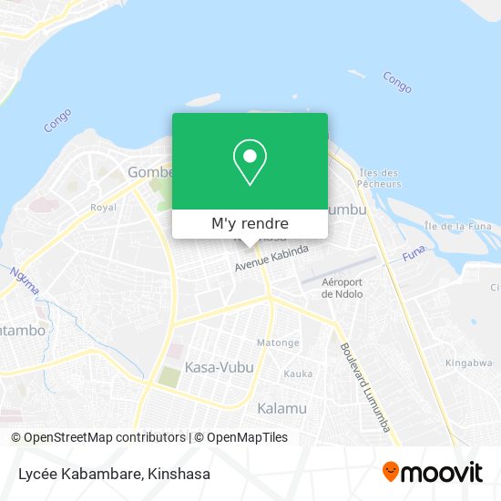 Lycée Kabambare plan
