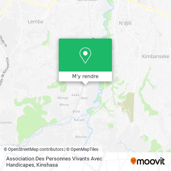 Association Des Personnes Vivants Avec Handicapes plan