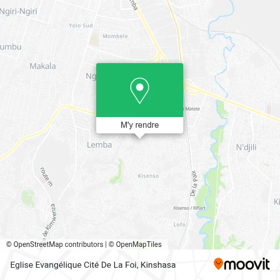 Eglise Evangélique Cité De La Foi plan