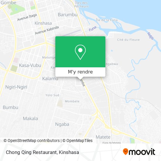 Chong Qing Restaurant plan
