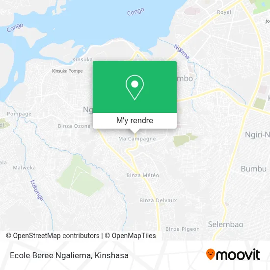 Ecole Beree Ngaliema plan