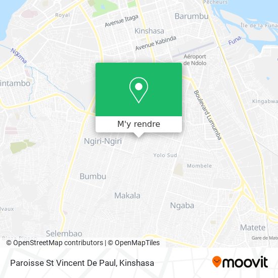 Paroisse St Vincent De Paul plan