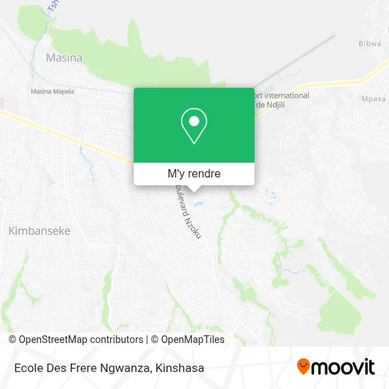 Ecole Des Frere Ngwanza plan