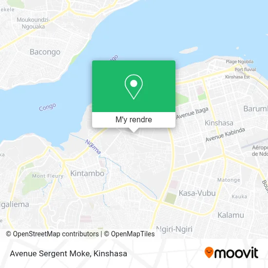 Avenue Sergent Moke plan