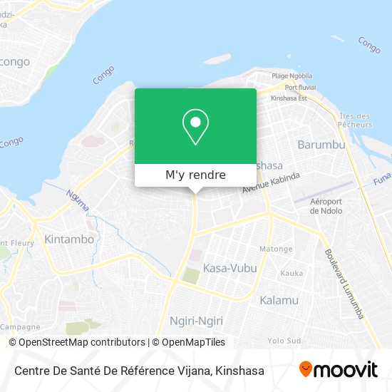 Centre De Santé De Référence Vijana plan