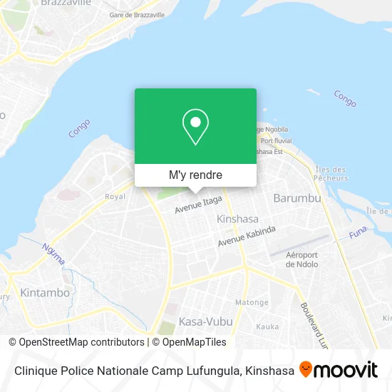 Clinique Police Nationale Camp Lufungula plan