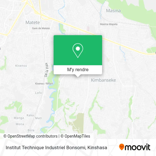 Institut Technique Industriel Bonsomi plan