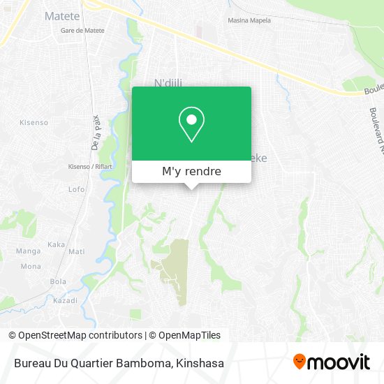 Bureau Du Quartier Bamboma plan