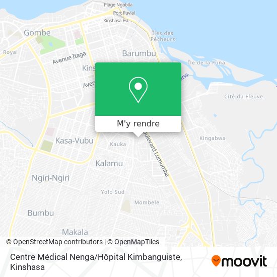 Centre Médical Nenga / Hôpital Kimbanguiste plan