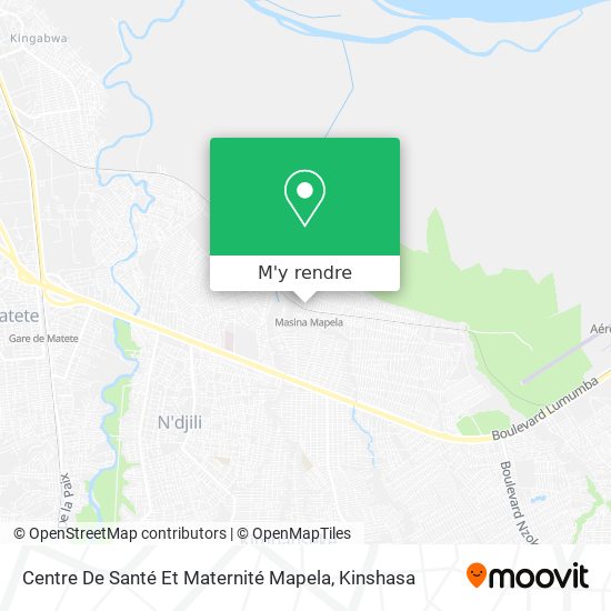 Centre De Santé Et Maternité Mapela plan