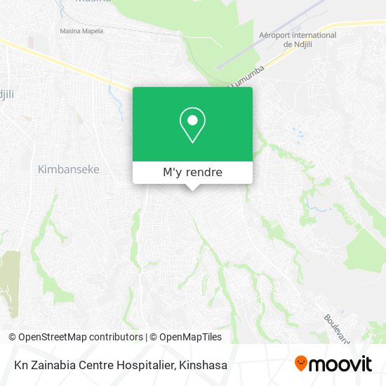 Kn Zainabia Centre Hospitalier plan
