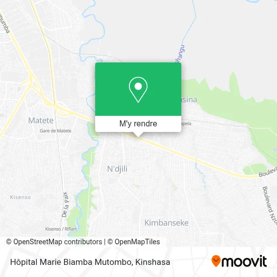 Hôpital Marie Biamba Mutombo plan