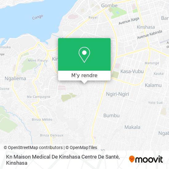 Kn Maison Medical De Kinshasa Centre De Santé plan