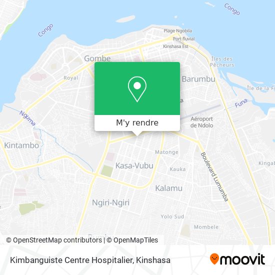 Kimbanguiste Centre Hospitalier plan
