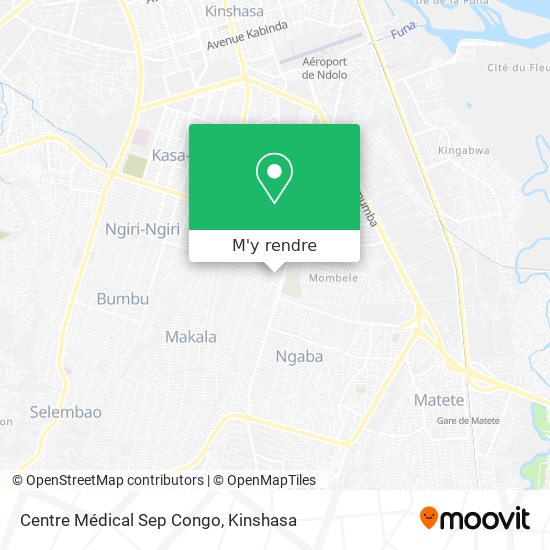 Centre Médical Sep Congo plan