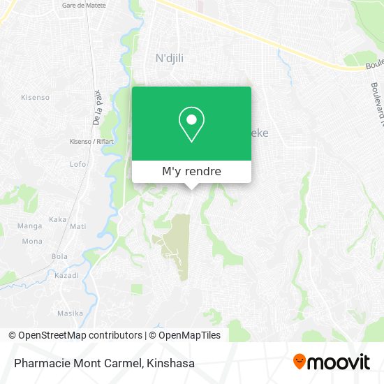 Pharmacie Mont Carmel plan
