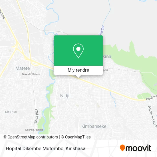 Hôpital Dikembe Mutombo plan