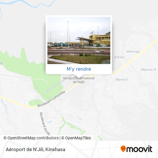 Aéroport de N'Jili plan