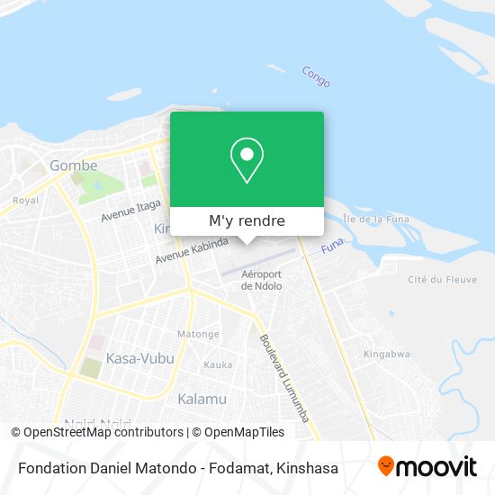 Fondation Daniel Matondo - Fodamat plan