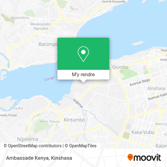 Ambassade Kenya plan