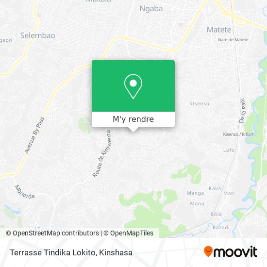 Terrasse Tindika Lokito plan