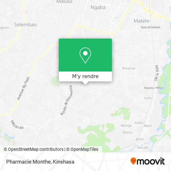 Pharmacie Monthe plan