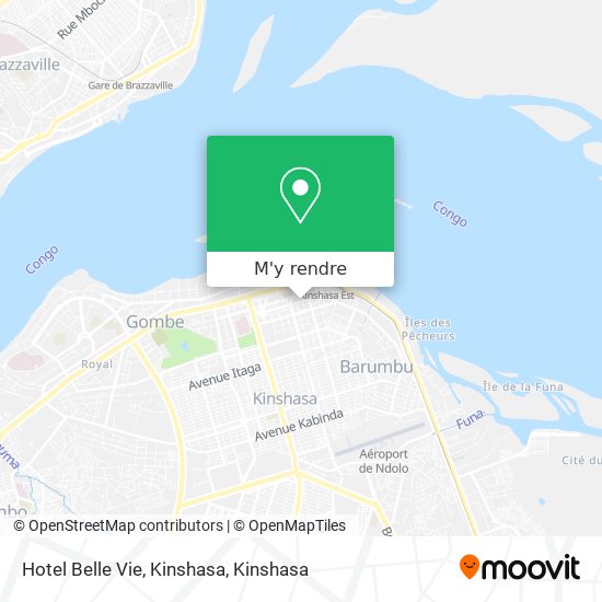 Hotel Belle Vie, Kinshasa plan