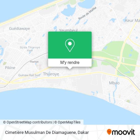 Cimetière Musulman De Diamaguene plan