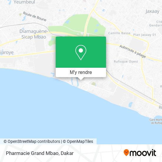 Pharmacie Grand Mbao plan