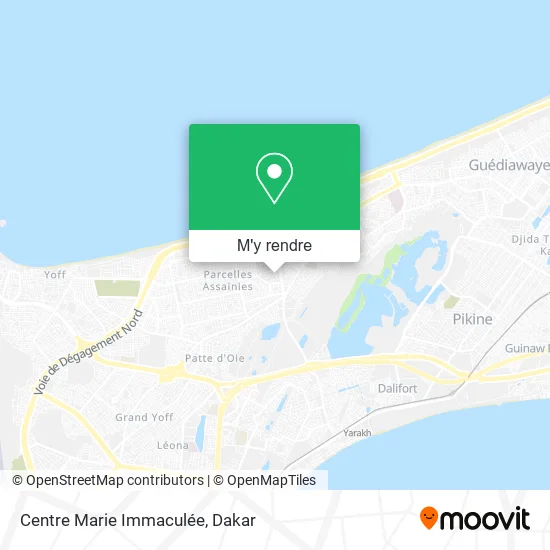 Centre Marie Immaculée plan