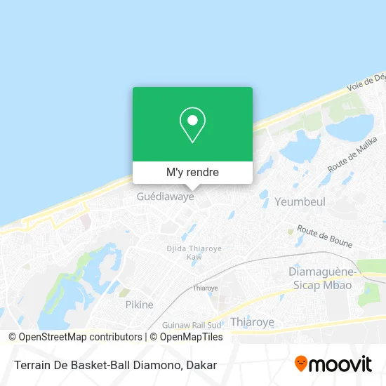 Terrain De Basket-Ball Diamono plan