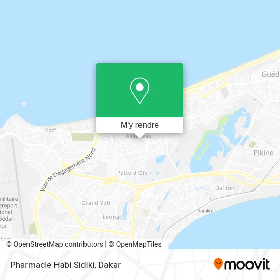 Pharmacie Habi Sidiki plan