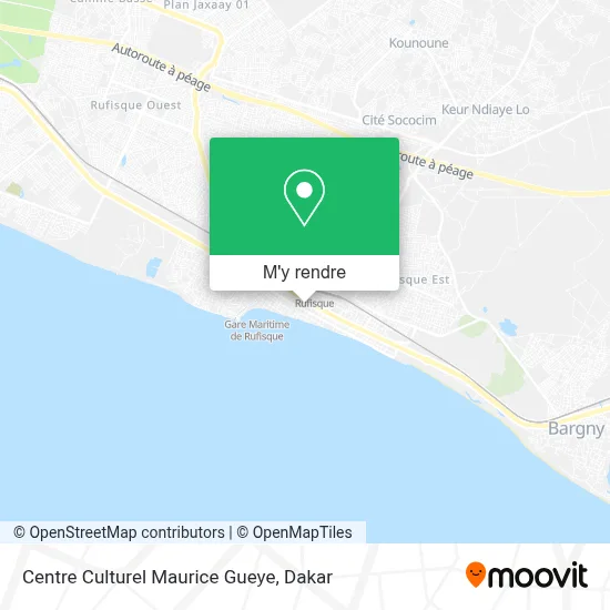 Centre Culturel Maurice Gueye plan