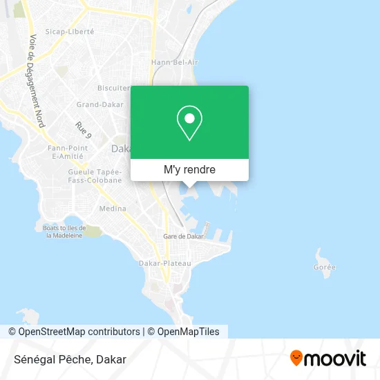 Sénégal Pêche plan