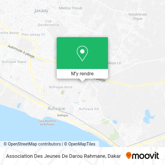 Association Des Jeunes De Darou Rahmane plan