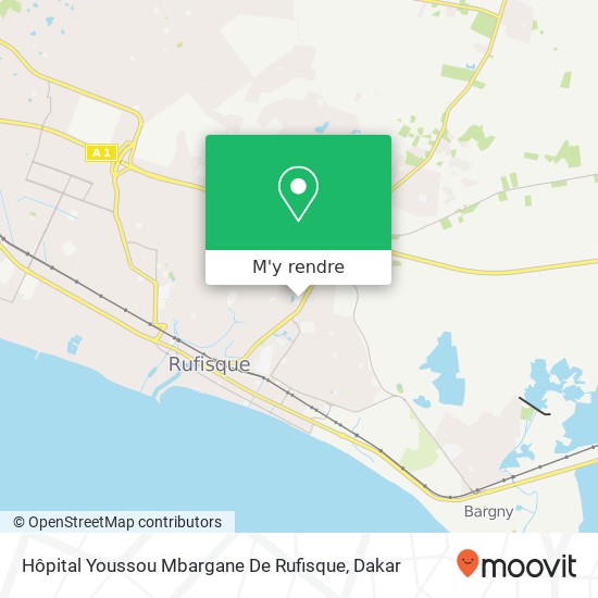 Hôpital Youssou Mbargane De Rufisque plan