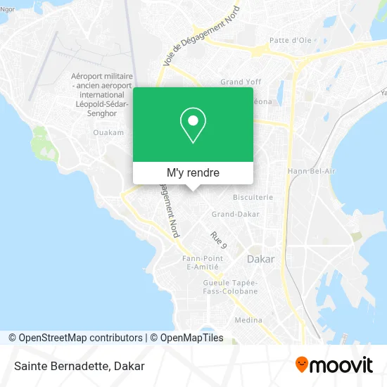 Sainte Bernadette plan