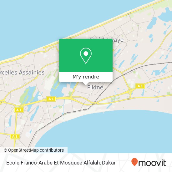 Ecole Franco-Arabe Et Mosquée Alfalah plan