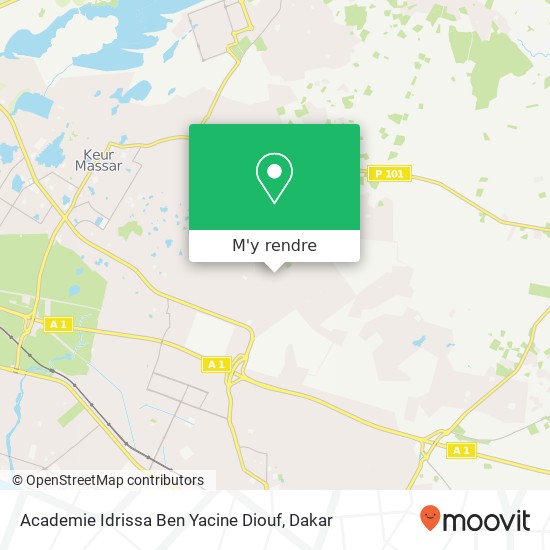 Academie Idrissa Ben Yacine Diouf plan