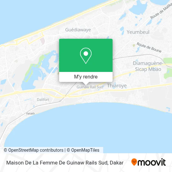 Maison De La Femme De Guinaw Rails Sud plan