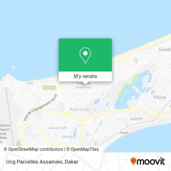 Ucg Parcelles Assainies plan