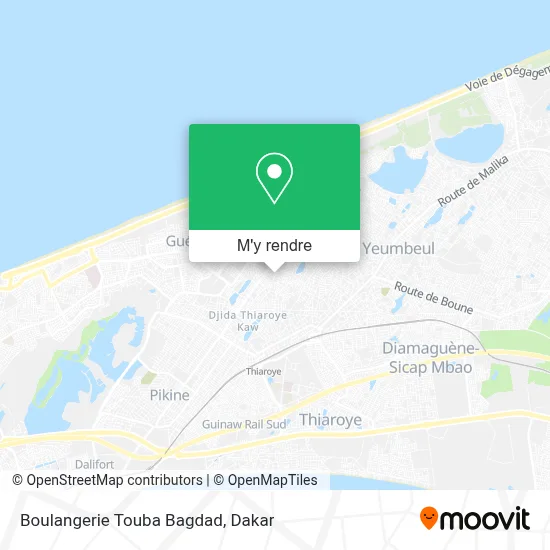 Boulangerie Touba Bagdad plan